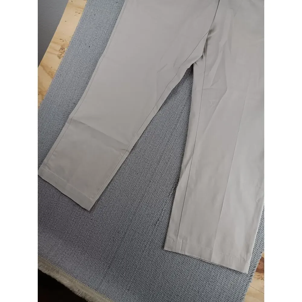 Banana Republic Aiden Chino Pants‎ Mens 36X28 Ivory Slim Straight Casual Preppy